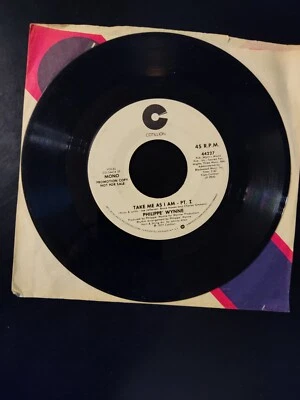 Philippe Wynne - Take Me As I Am - Pt. 1 (Mono and Stereo) 45rpm 7" Single Promo - Image 1 of 2