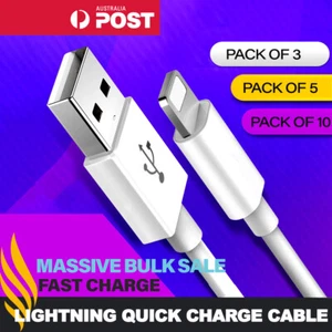 Fast Charger Cable Cord USB Charging Cable Quick Charge Lead 1M 2M 3M For iPhone - Picture 1 of 12
