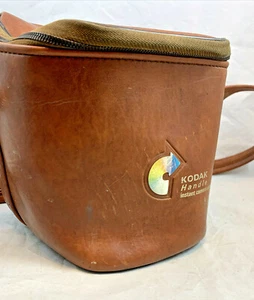 Vintage Kodak Handle Instant Film Camera Case Rainbow Carry With Strap - Picture 1 of 7