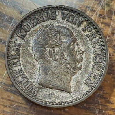 1864-A Prussia Silver Groschen Nice Original XF KM-485 CHRC - Image 1 of 2