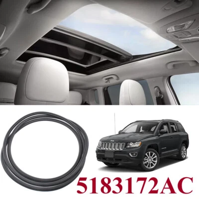 Sello de goma de vidrio para techo corredizo Jeep Patriot 2007-2018 Dodge Journey 5183172AC Foto 1 de 4
