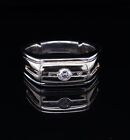 A Gentlemen’s 14ct Two Tone Gold 0.27ct Diamond Set Mens Ring Val $4735