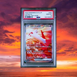 POKEMON JPN SV7A-PARADISE DRAGONA SPECIAL ART RARE #087 LATIAS EX PSA 10 SAR - Picture 1 of 6