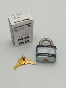 Master Lock Padlock 5KA 3358 1” Vertical 3/8” Shackle Diameter - Picture 1 of 3