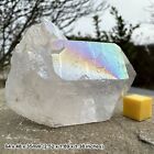 Aura quartz crystal cluster - spiritual healing stone - certified