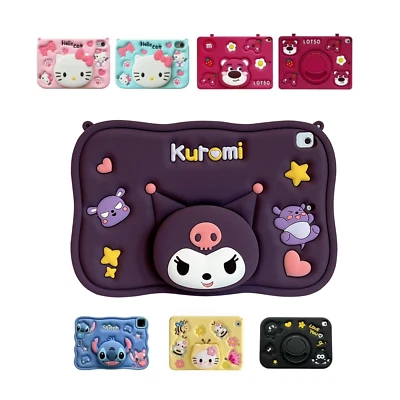 For iPad Air Pro 11 inch M2 M4 2024 NEW Silicone Stand Cover Kid Shockproof Case - Image 1 of 4