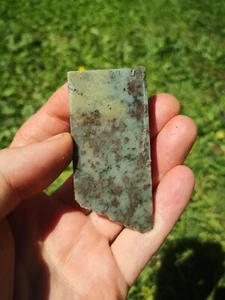 New Zealand Greenstone Nephrite Jade Pounamu kokopu Rare lapidary carving slab - Picture 1 of 7