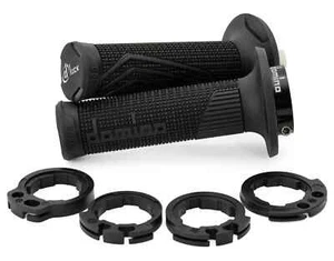 MANOPOLE DOMINO D100 LOCK ON MOTO CROSS ENDURO 4T Nere OFF ROAD RACING D-LOCK - Imagen 1 de 2