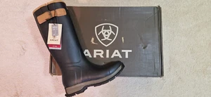 Ariat Insulated Wellington Boots Size 8 BNIB Blue NEW C39 - Picture 1 of 15