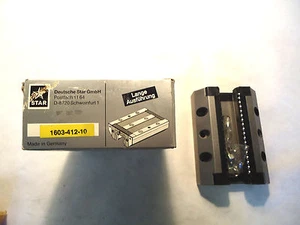 NEW IN BOX STAR/REXROTH 1603-412-10 RUNNER BALL LINEAR BEARING - Picture 1 of 2