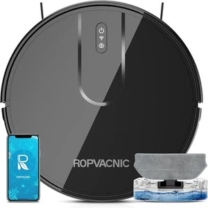 Robot Vacuum Cleaner and Mop Combo with 4000Pa Light Black - Picture 1 of 6
