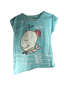 California talk Girls Top T-Shirt  Youth XL 14/16-whale - Picture 1 of 4