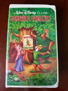 Disney Robin Hood VHS Black Diamond VHS - Picture 1 of 4