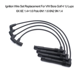 Ignition Wire Set For 4 1J Lupo 6X 6E 1.4+1.6 6N1 1.6 6N2 9N FD5 - Picture 1 of 8
