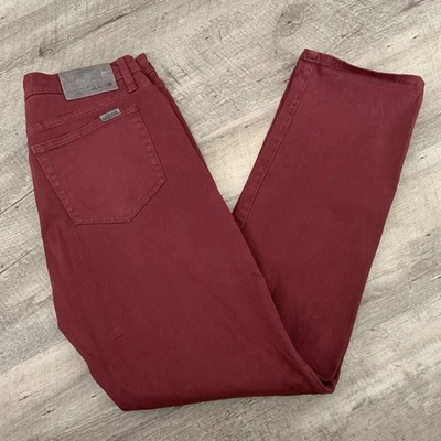 Pantalones de mezclilla elásticos rectos y estrechos Joes Jeans para hombre 32x33 The Brixton Wine Foto 1 de 4