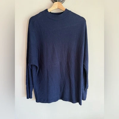 Matty M  women Deep Blue Crewneck Sweater - Image 1 of 4