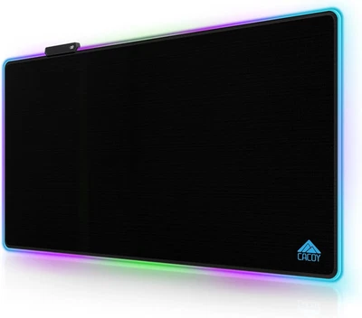 900X600 Mm Tappetino Mouse Gaming RGB XXL, Tappetino per Mouse Da Gioco Grande C - Immagine 1 di 4