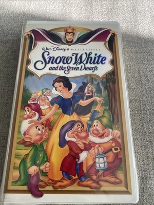 Snow White and the Seven Dwarfs (VHS, 1994) Walt Disney Masterpiece Collection - Image 1 of 3