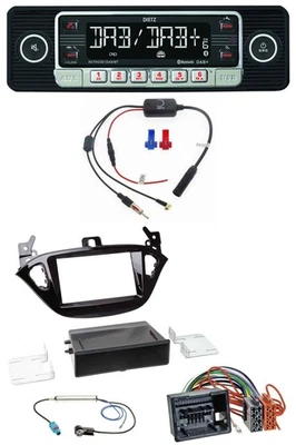 Dietz MP3 DAB Bluetooth USB Autoradio für Opel Adam ab 13 Corsa E ab 15 Ablage - Bild 1 von 4