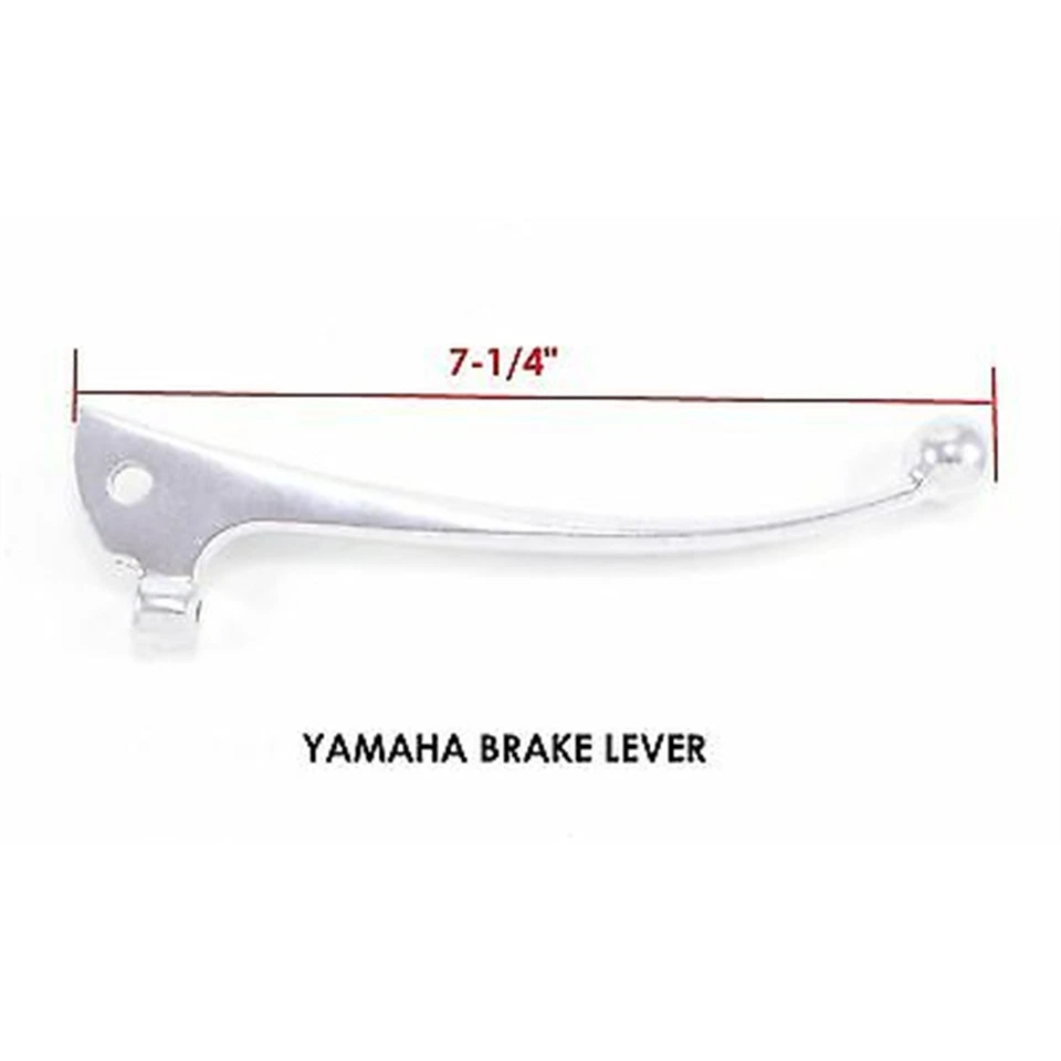Palanca de freno derecha de aluminio pulido para modelos Yamaha LBY-010 73-80 seleccionados Foto 1 de 4
