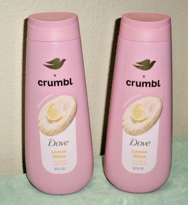 2 Jabones Corporales Nutritivos Dove Edición Limitada ~ ESMALTE DE LIMÓN ~ 20 Fl Oz Cada uno Foto 1 de 4