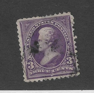 Scott # 253, 3 cents purple,1894, Jackson, VF+, scv. $30 - Picture 1 of 1