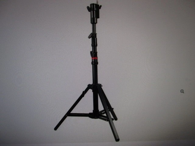 Combo elevador doble Matthews Studio Equipment negro cromado 6,4 pies Low Boy "LoBoy" Foto 1 de 4