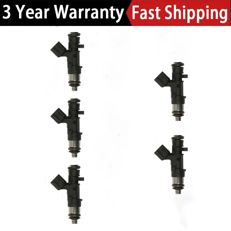 Inyectores de combustible 5 piezas para Volvo 2008-2013 C30 2006-2013 C70 2,5 L L L5 turboalimentados Foto 1 de 4