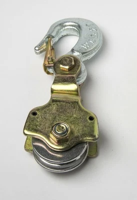 2-Ton Wire Rope Pulley Block with Swivel Eye Hoist Hook Snatch Block - Image 1 of 4