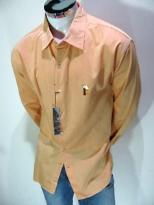 Metropolitan Shirt Mens XXL Iridescent Cotton Button Up Long Sleeve Oxford $50 - Picture 1 of 11
