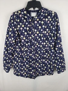 GYMBOREE Girls Navy Floral Long Sleeve Jacket Sz XL (14) - Picture 1 of 9