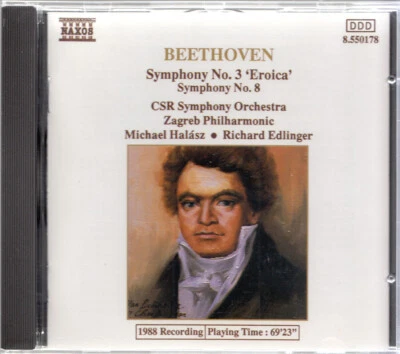 Beethoven Sinfonie Nr. 3, op. 55 'Eroica' & Nr. 8, op. 93 - CD sehr gut erh.  ³ - Bild 1 von 2