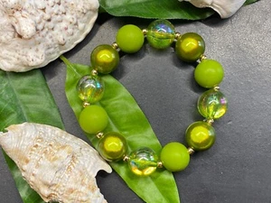 Armband Miracle Beads Gr. S-M Acryl Silikon Magic Beads #1028-9 - Bild 1 von 2