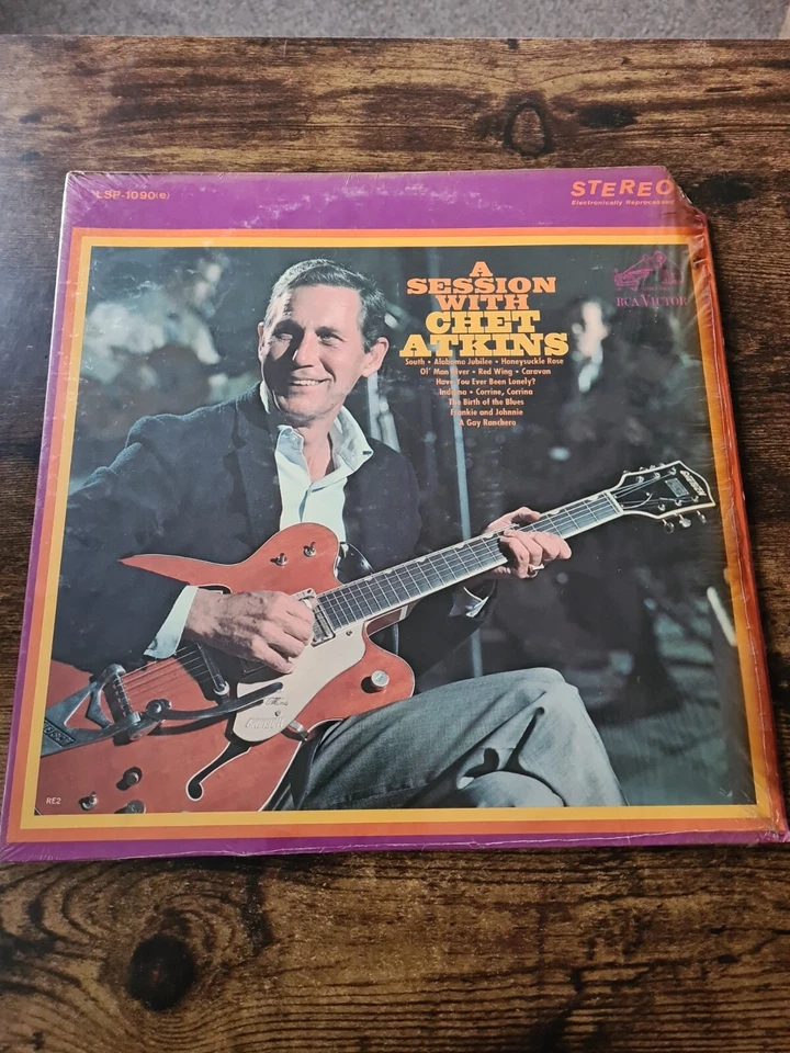Chet Atkins - A Session With Chet Atkins - LSP1090(2) - Stereo - US - 1967 - VG+ - Image 1 of 4