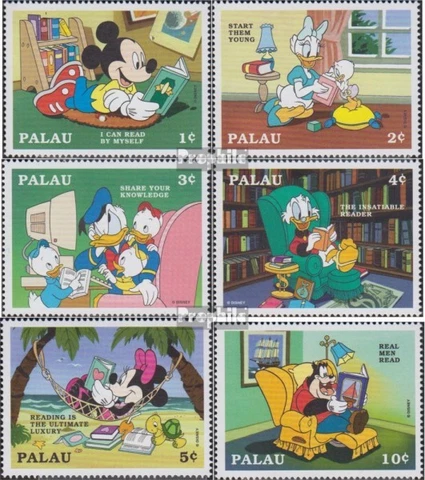 Palau-Islands 1242-1247 mint/MNH 1997 Walt Disney Figures Cover