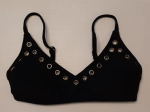 Nuevo con etiquetas Top de Bikini Xhilaration ojal negro bralette talla extra pequeña - Imagen 1 de 2