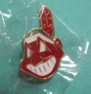 Nuevo prendedor de solapa de béisbol MLB con logotipo de los Indios de Cleveland (Chief Wahoo) 1986-2013 - Imagen 1 de 1