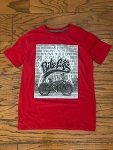 Boys Graphic Bike Tshirt 14/16 - Picture 1 of 3