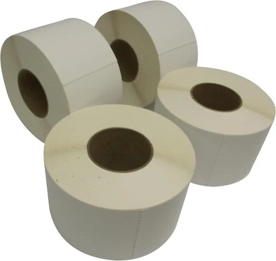 4 x 6" White Thermal Transfer Labels 1000 Per Roll 4/Case, 3" Core - 4000 total - Image 1 of 4