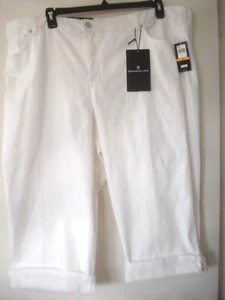 Vaqueros Capri Denim Blancos Damas Talla 24W Bandolino - Imagen 1 de 2