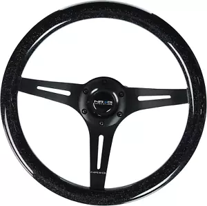 NRG-ST-015BK-BSB Classic Wood Grain Steering Wheel, 350Mm 25Mm Deep, 3 Black Spo - Picture 1 of 3