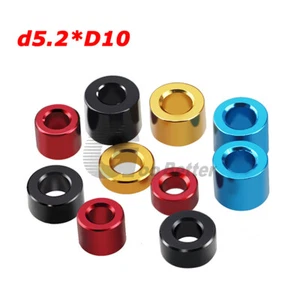Arandelas de manga de buje redondas separadoras de color de aleación de aluminio M5 sin rosca - Imagen 1 de 6