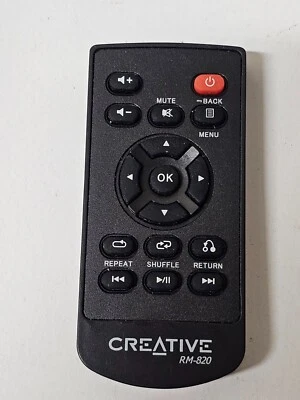 GENUINE Creative RM-820 Remote Control OPENED NEVER USED - Image 1 of 4