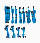 For Corsair PSU - BLUE Premium Individually Sleeved DC Cable Pro Kit, Type 4 (Ge