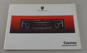 Owner's Manual Porsche Radio Cdr 23 Para Cayenne Desde 09/2002 - Imagen 1 de 1