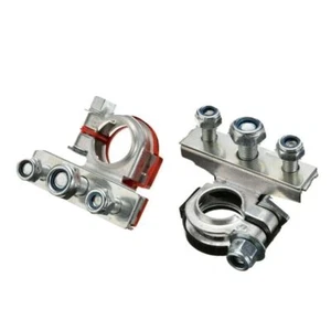 Positive Negative Heavy Duty Battery Terminals Connector Clamp Van Car Carava... - Picture 1 of 9