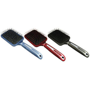 Technic Paddle Brush Single - Assorted Hairbrush Detangling Smoothens No Frizz