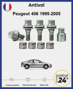 Ecrous antivol de roues Peugeot 406 1995-2005 - Picture 1 of 1