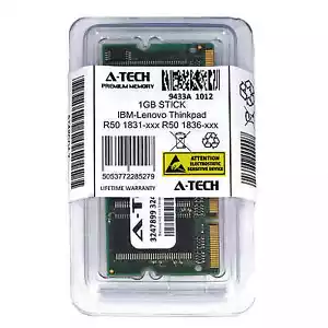 1GB SODIMM IBM-Lenovo Thinkpad R50 1831-xxx 1836-xxx 1840-xxx Ram Memory - Picture 1 of 1
