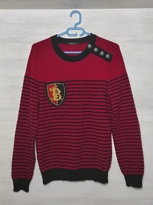 BALMAIN PARIS KNITWEAR SWEATER MEN’S W5HM655B927B SIZE L - Picture 1 of 15